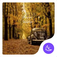 Yellow Autumn Leaves theme & H APK download