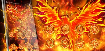 Flaming Phenix-APUS tema & HD wallpapers