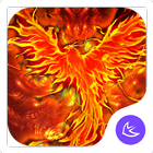 Flaming Phenix-APUS theme & HD wallpapers ikona
