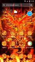 Flaming Phenix-APUS theme & HD wallpapers plakat