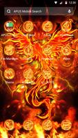 Flaming Phenix-APUS theme & HD wallpapers स्क्रीनशॉट 1