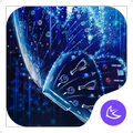 Blue Butterfly-APUS Launcher stylish theme