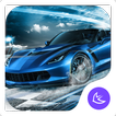 Blue Lightning Coolen Auto-theme & Wallpaper