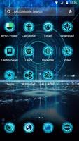 Blue Neon Future Tech -- APUS  screenshot 2