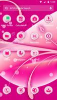 Pink lite flower theme & HD wa تصوير الشاشة 1