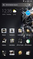 Black Lion-APUS Launcher theme الملصق