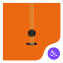 Black guitar- APUS launcher th APK