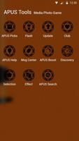 Black guitar- APUS launcher th captura de pantalla 2