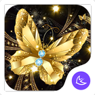 Shine Golden Fantastic Butterf icono