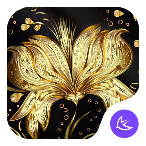 Golden Flower Tema & sfondi HD
