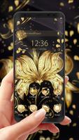 Golden Flower Theme & HD wallp ảnh chụp màn hình 3