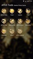 Golden Flower Tema dan wallpap screenshot 2