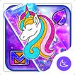 Galaxy Shiny Unicorn APUS Launcher theme