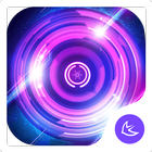 Shine Purple Glow Wheel theme  icône