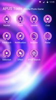 Shine Purple Glow Wheel theme  capture d'écran 2