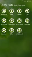 Green|APUS Launcher theme स्क्रीनशॉट 2