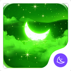 Icona Green Moon-APUS Launcher free 