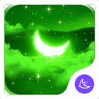 Green Moon-APUS Launcher free  icon