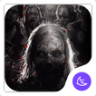 Horror Dark Death Blood-APUS Launcher Theme