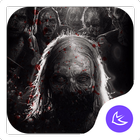 Horror Dark Death Blood-APUS Launcher Theme أيقونة