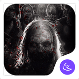 Horror Dark Death Blood-APUS Launcher Theme icône