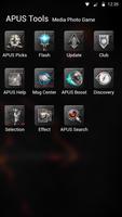 Keren Dark Knight-APUS Launcher tema screenshot 2