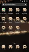 Dark Night-APUS Launcher theme captura de pantalla 1