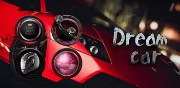 Rojo de Velocidad de coches-APUS Launcher tema