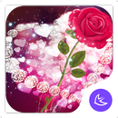 Shine Red Heart Rose Love--APU APK