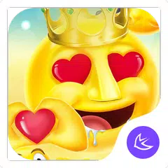 Emoji Crazy Smile Cute Theme& HD wallpapers APK download