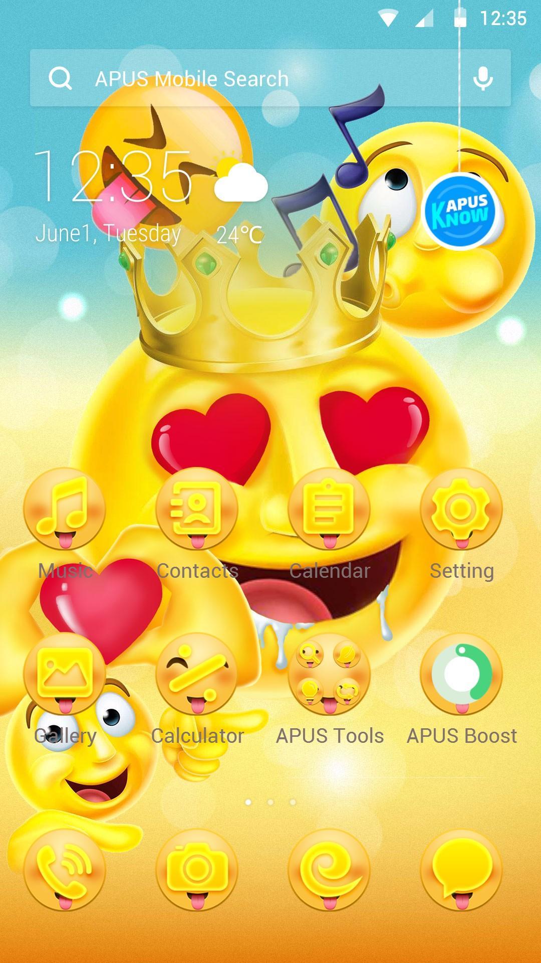 Emoji Gila Senyum Lucu Tema Wallpaper Hd For Android Apk Download