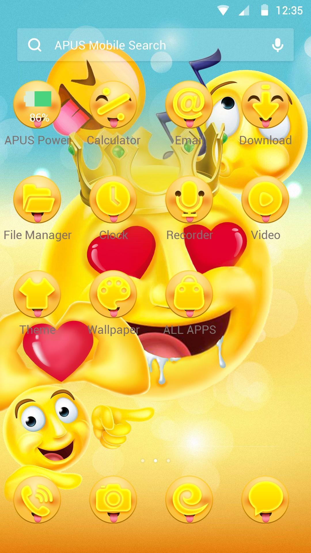 Emoji Gila Senyum Lucu Tema Wallpaper HD For Android APK Download