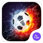 New free glow football APUS stylish sport theme آئیکن