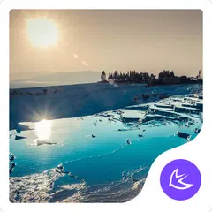 Sunset Water Cozy-APUS Launche APK 下載