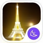 Eiffel Tower theme for Apus ícone