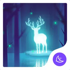 elk in the forest Theme