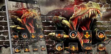 Evil Bloody Dinosaur- APUS Launcher theme