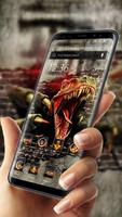 Evil Bloody Dinosaur- APUS Launcher theme تصوير الشاشة 3