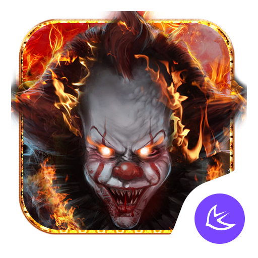 Evil Flame Scary Clown Theme & HD wallpapers