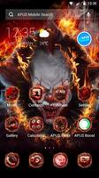 Evil Flame Scary Clown Theme & HD wallpapers capture d'écran 1