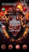 Evil Flame Scary Clown Theme & HD wallpapers capture d'écran 2