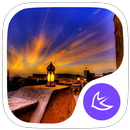 sunset-APUS Launcher theme APK