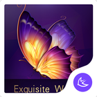 Exquisite Purple theme for And icon