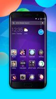 پوستر Exquisite Purple theme for And