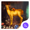 ”Cute deer fairy tale - APUS Launcher theme