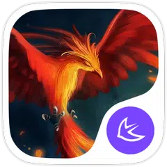 Fire Phoenix APUS theme APK download