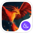 Fire Phoenix APUS theme APK