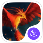 آیکون‌ Fire Phoenix APUS theme