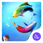 Cartoon  Lovely Fishes-APUS La ไอคอน