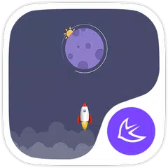 moon-APUS Launcher theme APK download